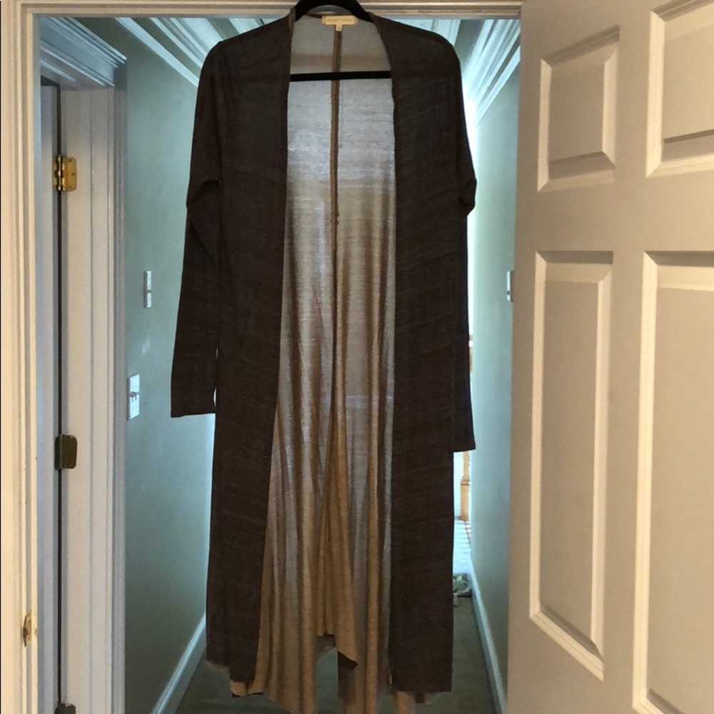 Long cotton cardigan